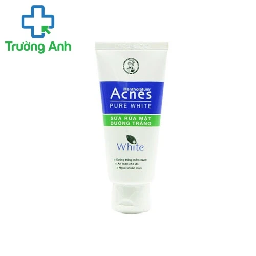 Sữa rửa mặt Acnes Pure White Cleanser 100g - Giúp dưỡng trắng da hiệu quả