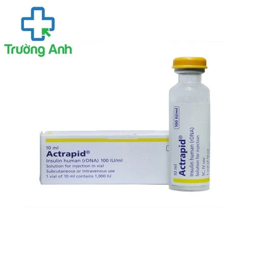 Actrapid 100IU/ml  - Thuốc điều trị bệnh đái tháo đường hiệu quả
