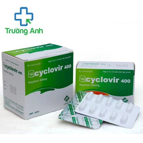 Acyclovir 400 Vidipha - Thuốc điều trị nhiễm khuẩn hiệu quả