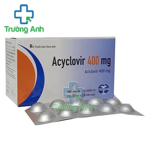 Acyclovir 400mg Quapharco - Thuốc điều trị nhiễm virus hiệu quả