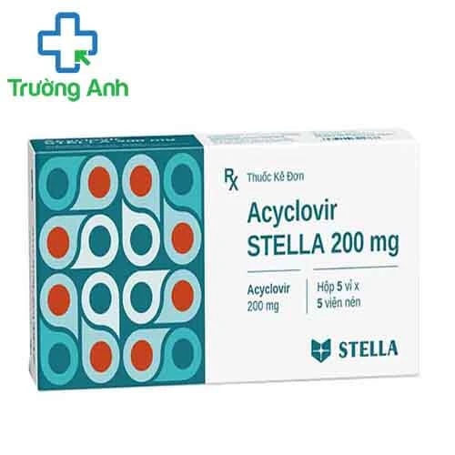 Acyclovir Stella 200mg - Thuốc điều trị nhiễm virus HSV hiệu quả