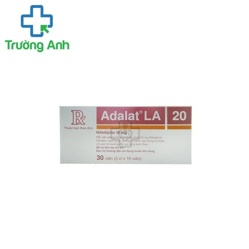 Adalat LA 20mg - Thuốc điều trị tăng huyết áp hiệu quả của Bayer