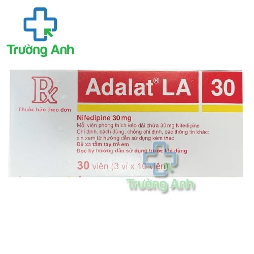 Adalat LA 30mg - Thuốc điều trị cao huyết áp hiệu quả của Đức