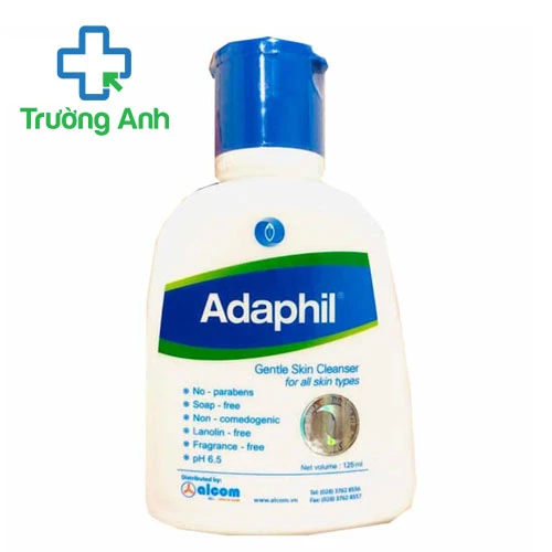 Adaphil 125ml Gamma Chemicals - Sữa rửa mặt cho mọi loại da