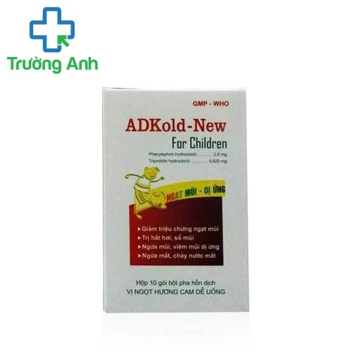 Adkold-new for children Pharbaco - Thuốc điều trị ngạt mũi, sổ mũi hiệu quả
