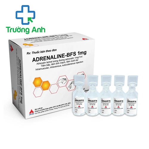Adrenaline-BFS 1mg - Thuốc cấp cứu shock phản vệ, hồi sức tim phổi hiệu quả