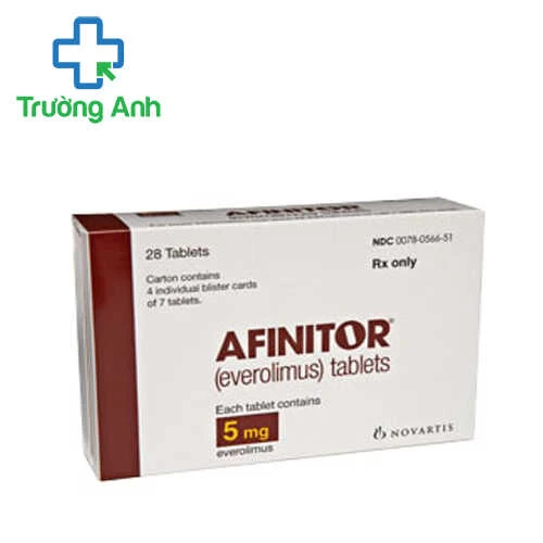 Afinitor 5mg - Thuốc điều trị ung thư vú hiệu quả của Thụy Sỹ