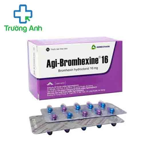 Agi-bromhexine 16 Agimexpharm - Thuốc điều trị bệnh đường hô hấp hiệu quả