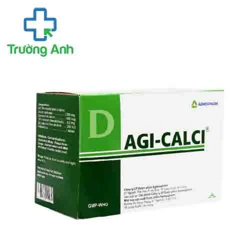 Agi- calci Agimexpharm (viên) - Giúp phòng, điều trị thiếu calci hiệu quả