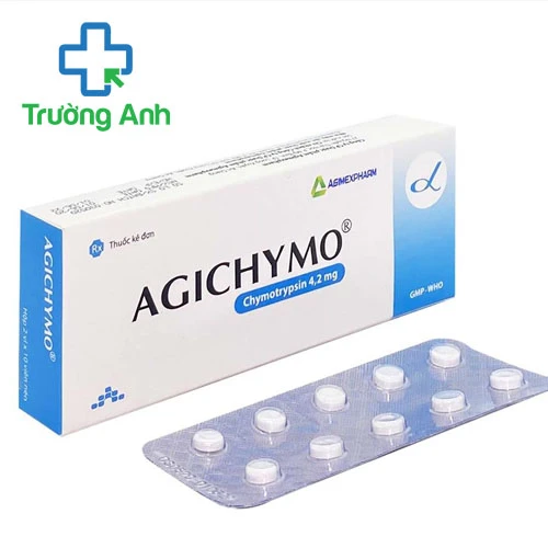 Agichymo 4,2mg - Thuốc điều trị phù nề sau chấn thương hiệu quả Agimexpharm