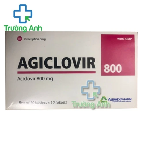 AGICLOVIR 800 - Thuốc chống nhiễm khuẩn của Agimexpharm