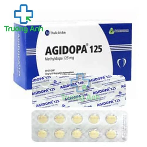 Agidopa 125 - Thuốc điều trị tăng huyết áp hiệu quả của Agimexpharm