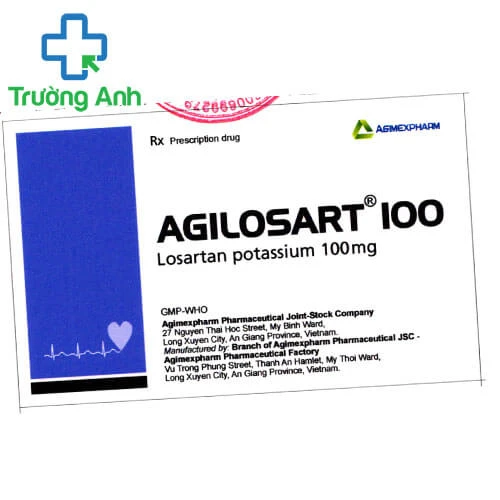 AGILOSART 100 - Thuốc điều trị tăng huyết áp hiệu quả của Agimexpharm
