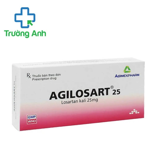 Agilosart 25 Agimexpharm - Thuốc điều tăng huyết áp hiệu quả