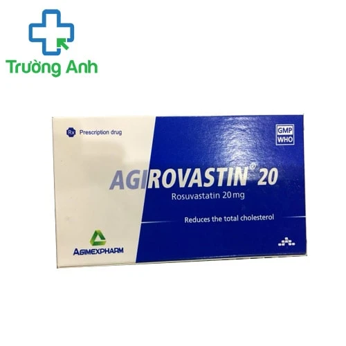Agirovastin 20mg - Thuốc điều trị tăng cholesterol hiệu quả của Agimexpharm