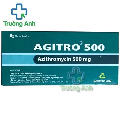 Agitro 500 - Thuốc điều trị nhiễm khuẩn hiệu quả Agimexpharm