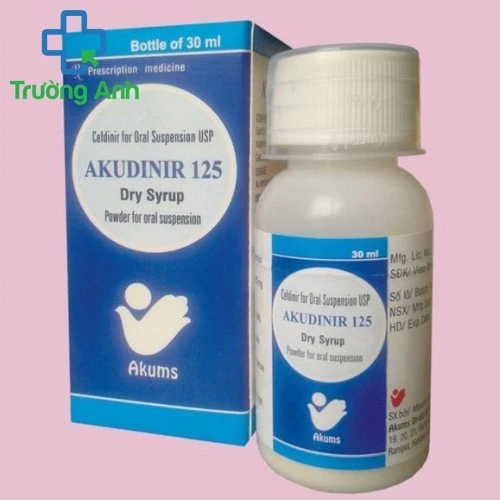 Akudinir 125mg/5ml - Thuốc điều trị nhiễm trùng hiệu quả của  India