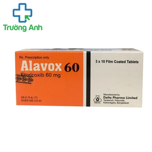 Alavox 60 - Thuốc giảm đau chống viêm của Delta Pharma