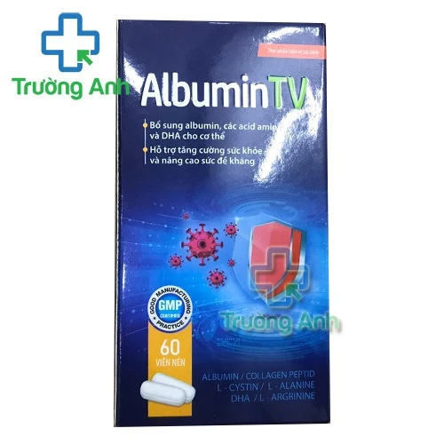 Albumin Tv - Giúp bổ sung Albumin, Acid amin và DHA hiệu quả