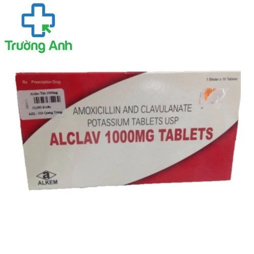 Alclav 1000mg - Thuốc điều trị nhiễm khuẩn hiệu quả của Ấn Độ