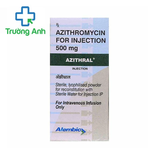 Alembic Azithral (bột tiêm) - Thuốc điều trị nhiễm khuẩn hiệu quả của Ấn Độ