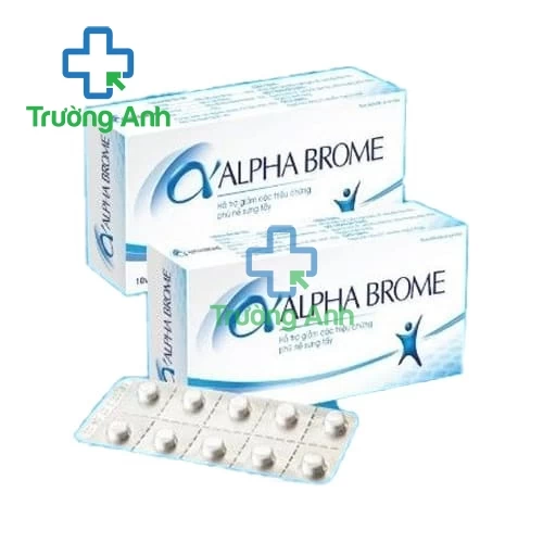 Alpha brome - Hỗ trợ giảm phù nề, sưng tấy, bầm tím hiệu quả
