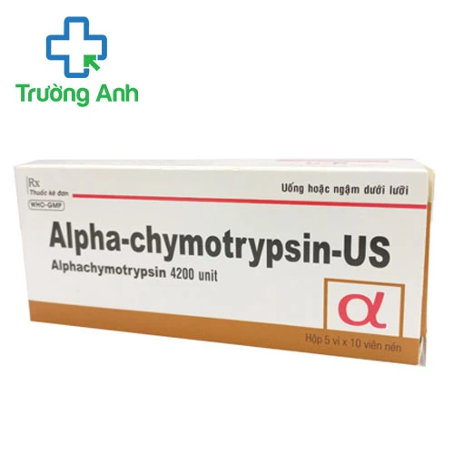 Alpha-Chymotrypsin-US - Thuốc điều trị phù nề sau chấn thương hiệu quả