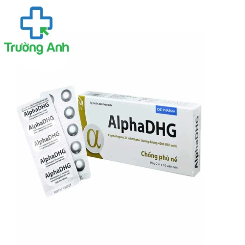 AlphaDHG - Thuốc điều trị phù nề hiệu quả