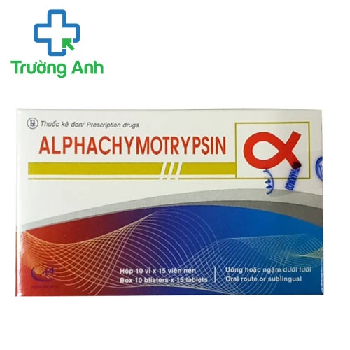 Alphachymotrypsin 4200IU Minh Hải - Thuốc điều trị phù nề hiệu quả