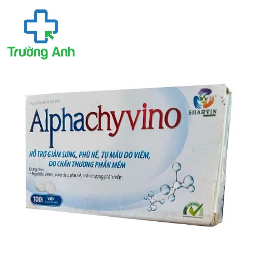 Alphachyvino Hebitech - Hỗ trợ giảm sưng, phù nề hiệu quả