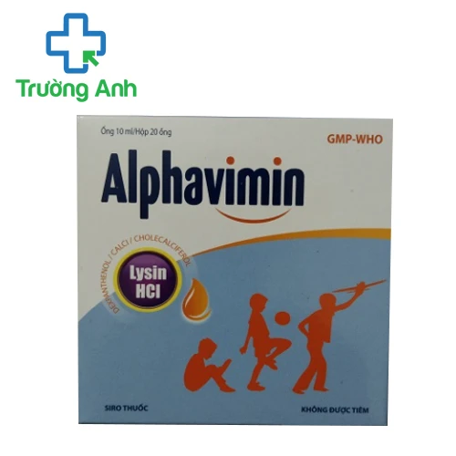 Alphavimin Siro - Thuốc điều trị bệnh nhiễm trùng herpes hiệu quả 