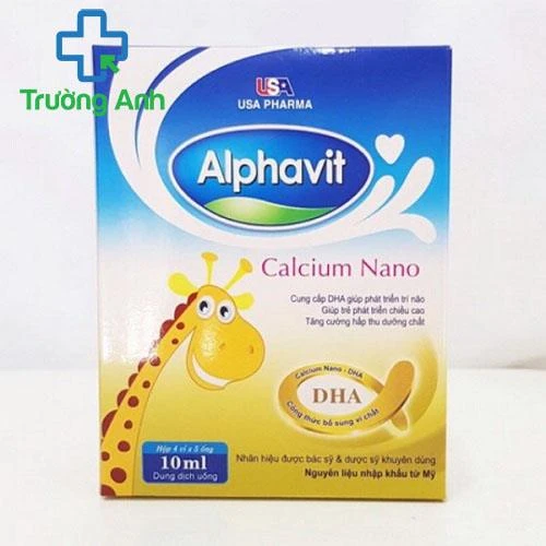 Alphavit Calcium Nano - Giúp bổ sung calci và vitamin cho trẻ nhỏ