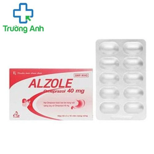 Alzole 40mg TV.Pharm - Thuốc điều trị viêm loét dạ dày – tá tràng hiệu quả