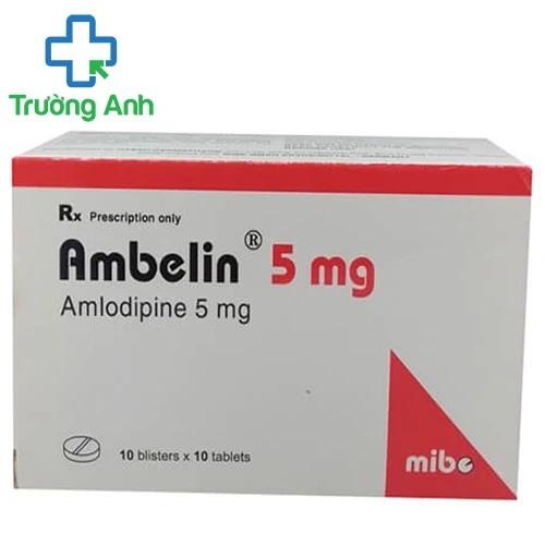 Ambelin 5mg - Thuốc điều trị tăng huyết áp, đau thắt ngực hiệu quả