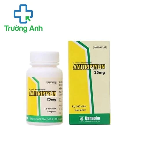 Amitryptylin 25mg Danapha - Thuốc điều trị trầm cảm chất lượng