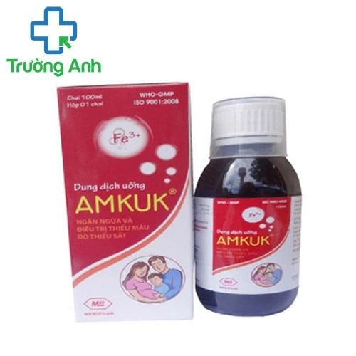 Amkuk Mebiphar - Giúp điều trị tình trạng thiếu sắt hiệu quả