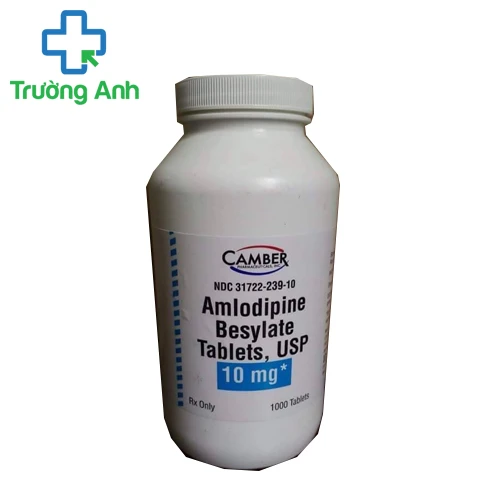 Amlodipine besylate 5mg, 10mg của Camber Pharmaceutical