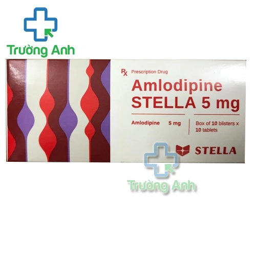 Amlodipine Stella 5mg - Thuốc điều trị tăng huyết áp hiệu quả
