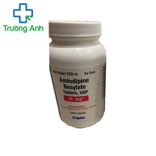 Amlodipine besylate 10mg - Thuốc điều trị cao huyết áp của Cipla