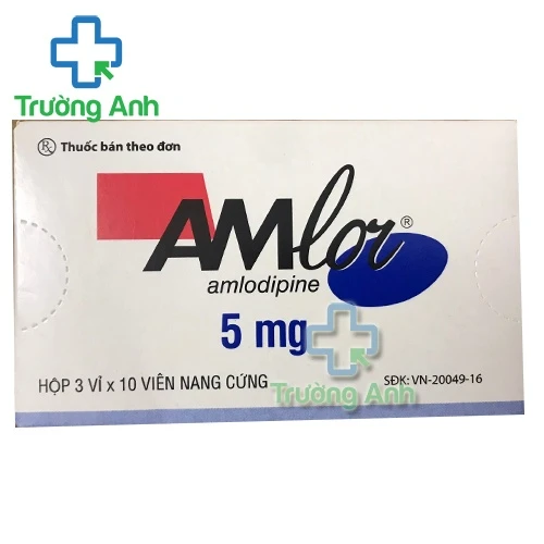 Amlor 5mg Pfizer - Thuốc điều trị huyết áp cao hiệu quả