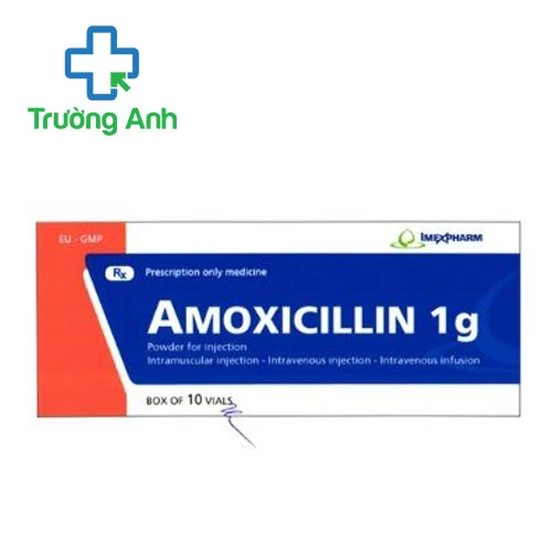 Amoxicillin 1g Imexpharm - Thuốc điều trị các bệnh nhiễm khuẩn hiệu quả