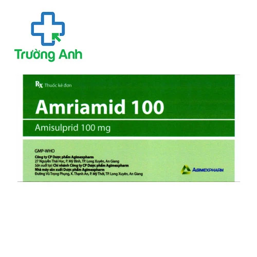 Amriamid 100 - Thuốc điều trị bệnh tâm thần phân liệt của Agimexpharm