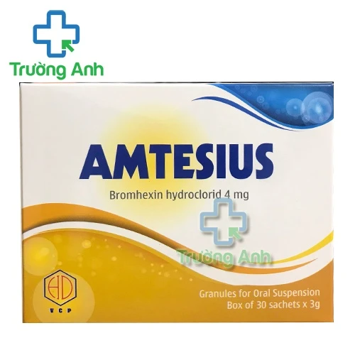 Amtesius - Thuốc điều trị nhiễm khuẩn đường hô hấp