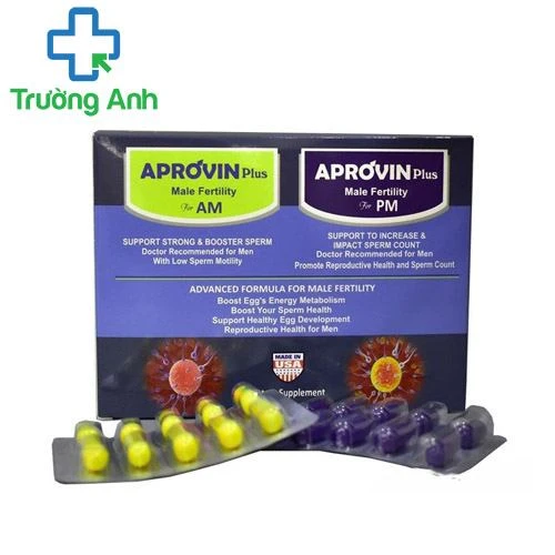 Aprovin Plus - Giúp tăng cường chất lượng tinh trùng nam giới của Mỹ