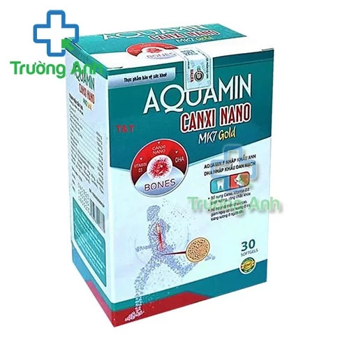 Aquamin Canxi Nano MK7 Gold - Tăng cường sức khỏe xương khớp