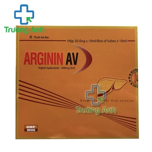 Arginin AV (ống 10ml) - Thuốc điều trị tăng amoniac máu