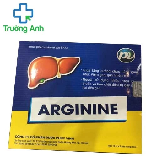 Arginine Phúc Vinh - Giúp tăng cường chức năng gan hiệu quả
