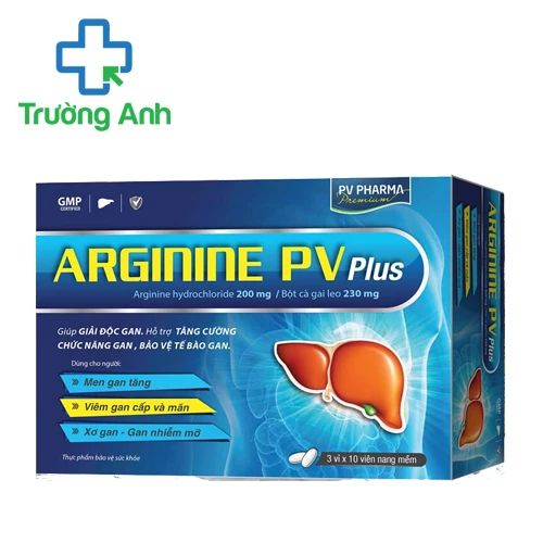  Arginine PV Plus - Hỗ trợ tăng cường chức năng gan hiệu quả