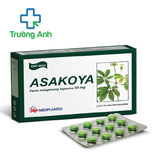 Asakoya 50mg - Thuốc điều trị chứng khó ngủ hiệu quả của Mediplantex