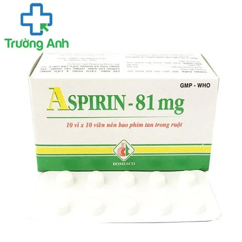 Aspirin 81mg DMC - Thuốc giúp giảm đau, hạ sốt hiệu quả